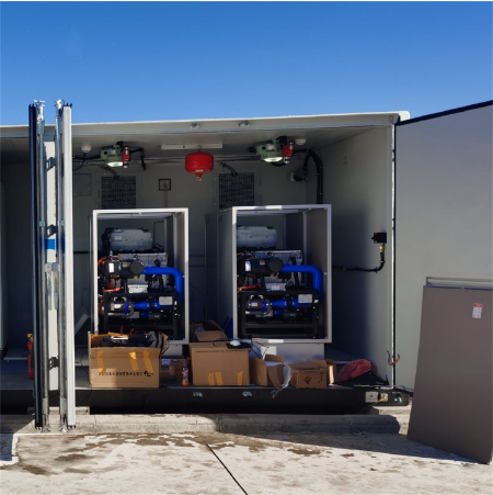 500m3/h 1MW pojemnikowy generator wodoru Elektrolizator wody do elektrowni ogniw paliwowych