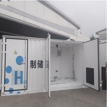 500m3/h 1MW pojemnikowy generator wodoru Elektrolizator wody do elektrowni ogniw paliwowych