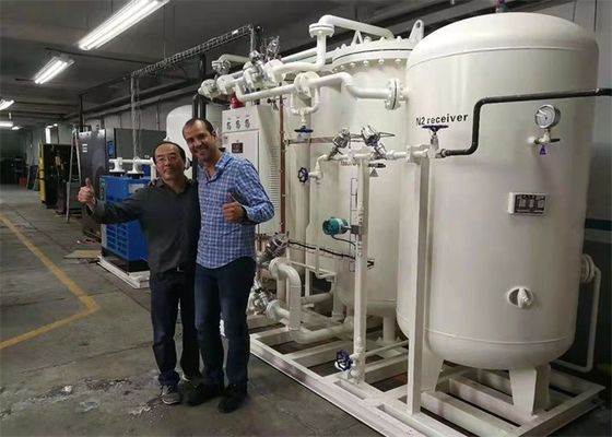 Jakość 500Nm3 / H Czystość generatora azotu 99,999 dla przemysłu obróbki cieplnej fabryka