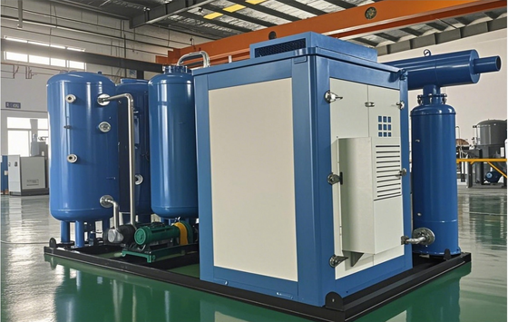 Jakość Górna wysokość VSA-15 Generator tlenu 15Nm3/h 93% czystość Kompaktny skid montaż niskoenergetyczny klasy medycznej fabryka